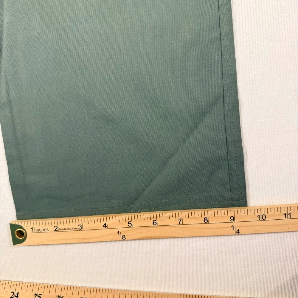 Med Works Epic Cargo Scrub Pants Large Short Olive Green Stretch 9500S